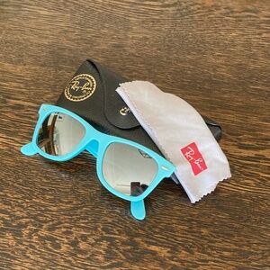 RARE Light Aqua Ray-Ban Wayfarer Sunglasses